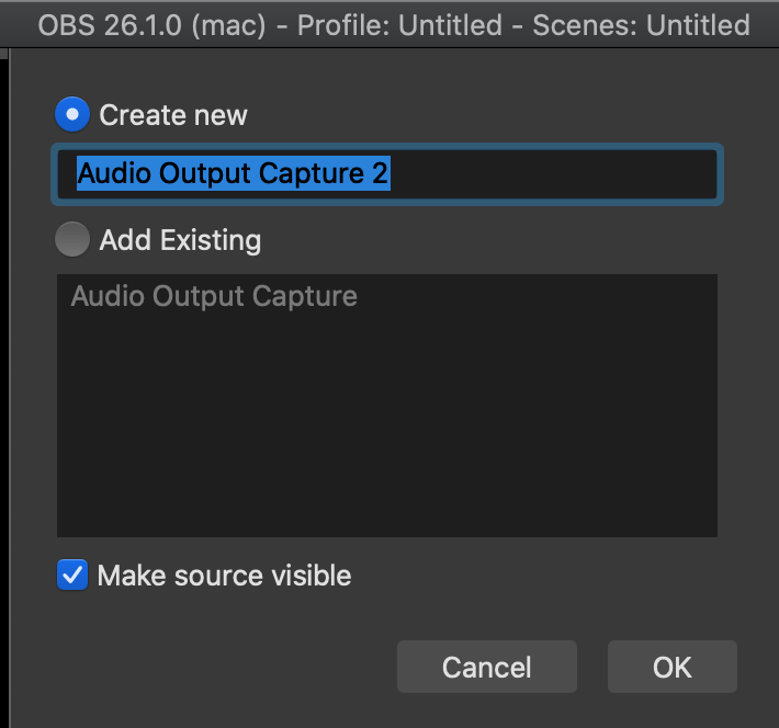 Connect rekordbox to obs